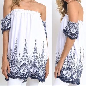 Boutique Embroidered Top